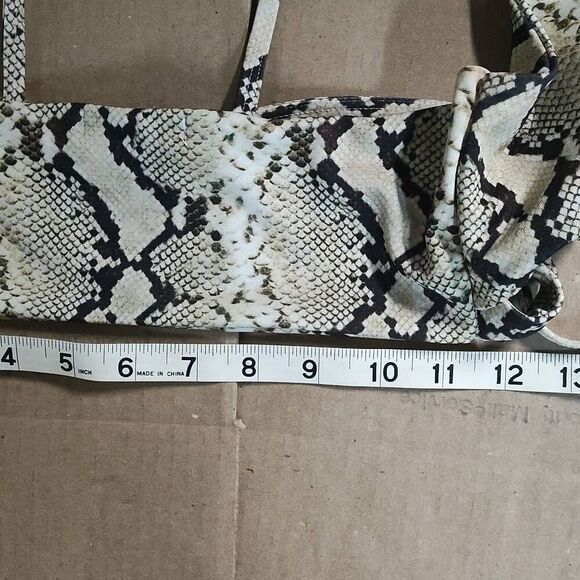 Nasty Gal animal print sexy bikini chic beach style beach babe snakeskin print 2 - Picture 7 of 7